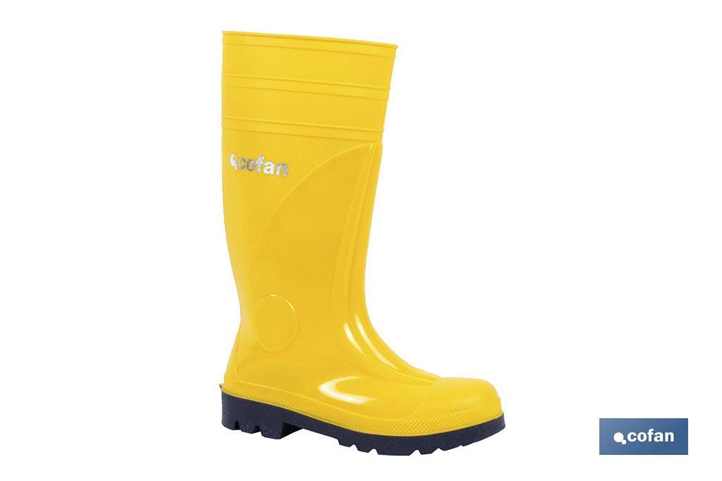 BOTA AGUA S5 AMARILLA T-46