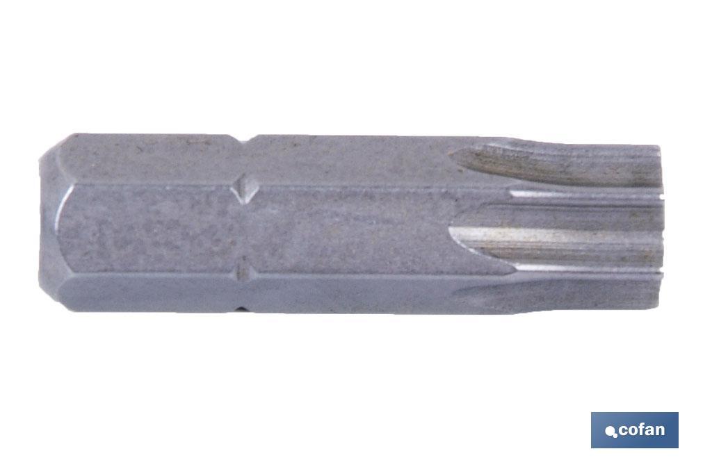 PUNTA DE DESTORNILLADOR TORX T-15 25 MM VENTA UNITARIA