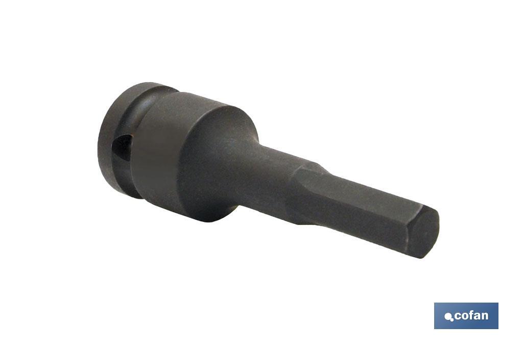 VASO IMPACTO 1/2 HEXAG. MACHO 9 MM