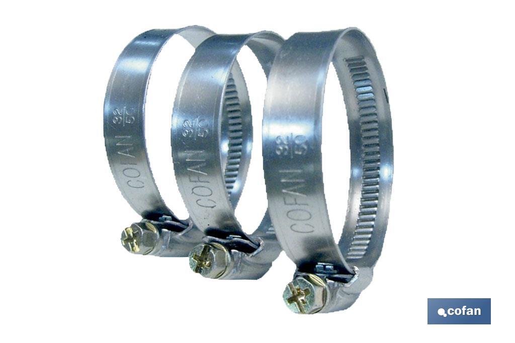 ABRAZADERA METÁLICA BANDA 9mm 30-45 (PACK: 100 UDS) ABRAZADERA METÁLICA BANDA 9mm 30-45 (PACK: 100 UDS)