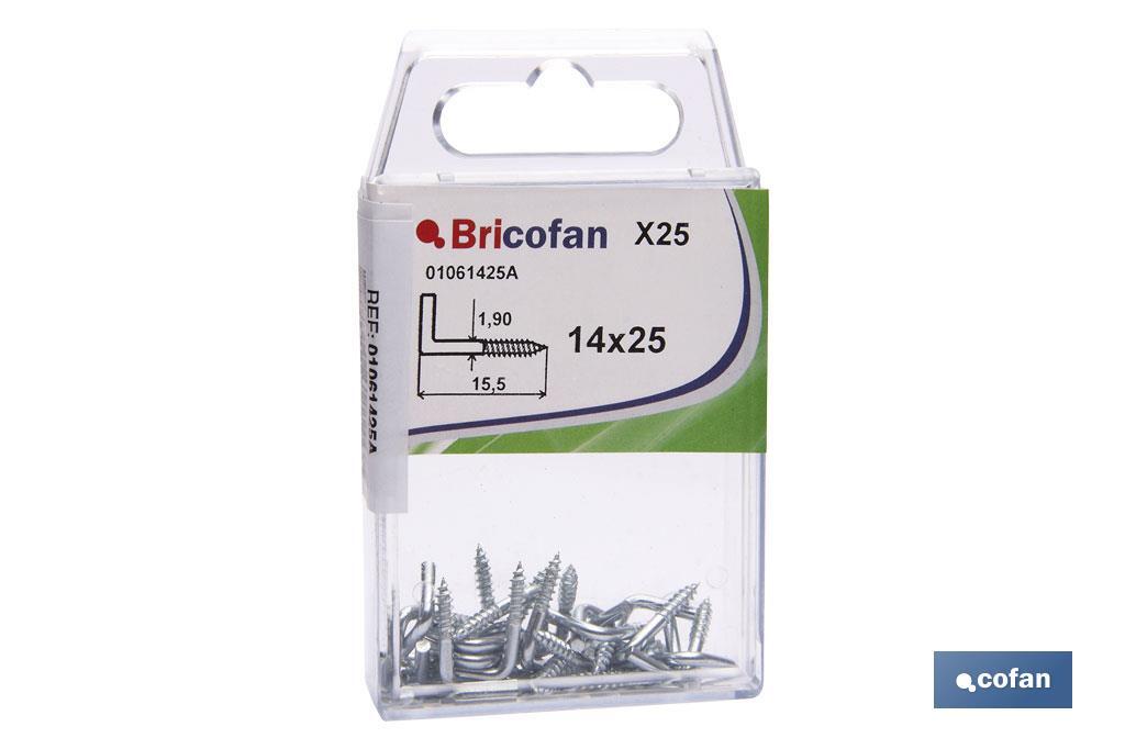 BL 25 UDS. 16X30 ZINCADO (PACK: 12 UDS) BL 25 UDS. 16X30 ZINCADO (PACK: 12 UDS)
