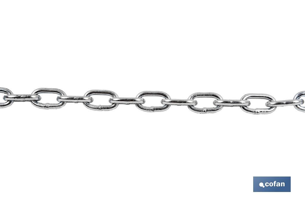 CADENA CINCADA DE 2 MM. (200 M.) (PACK: 1 UDS) CADENA CINCADA DE 2 MM. (200 M.) (PACK: 1 UDS)