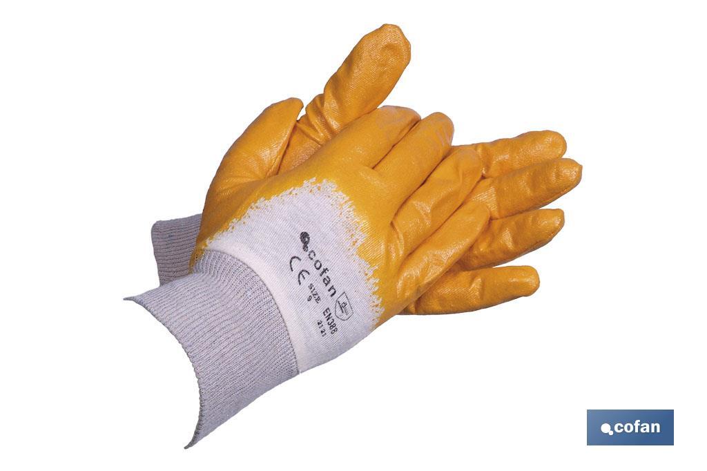 GUANTES NITRILO AMARILLO T-10 (PACK: 12 UDS)