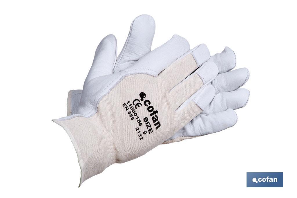 GUANTE PIEL VACUNO DORSO DESCUB. T-6 (PACK: 12 UDS) GUANTE PIEL VACUNO DORSO DESCUB. T-6 (PACK: 12 UDS)