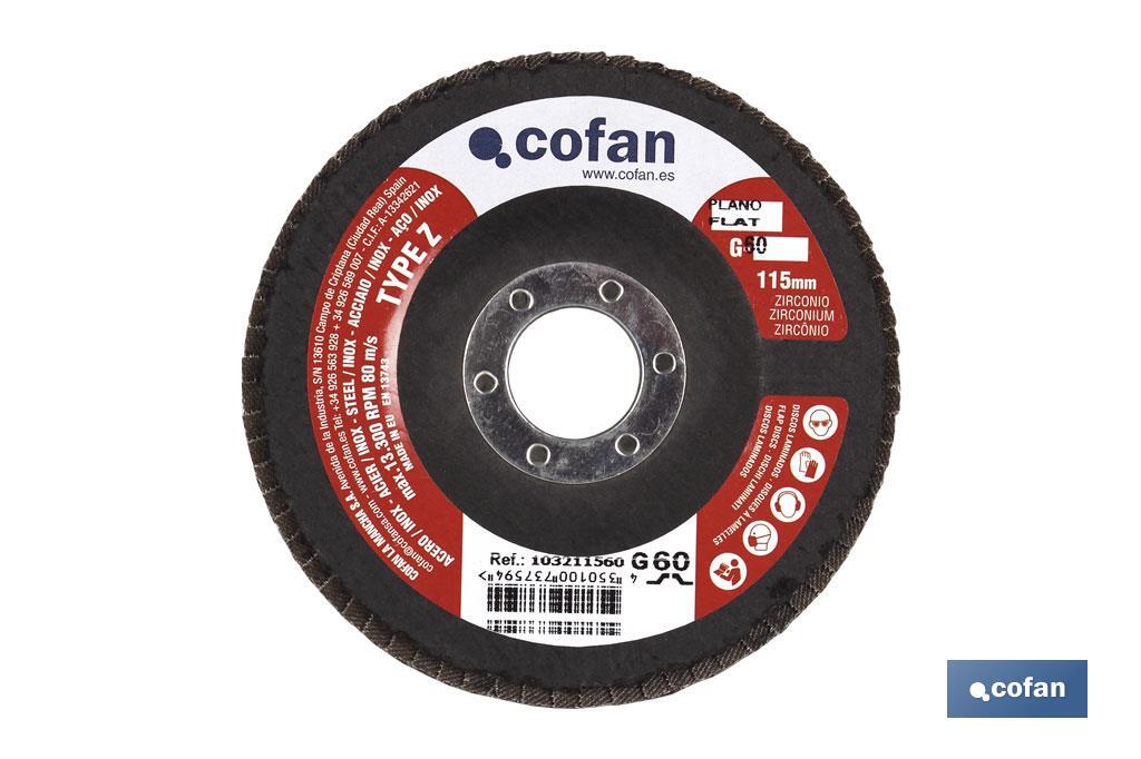 DISCO BASIC LAMINADO PLANO 115 MM. G-120 ZIRCONIO venta unitaria (PACK: 1 UDS) DISCO BASIC LAMINADO PLANO 115 MM. G-120 ZIRCONIO venta unitaria (PACK: 1 UDS)