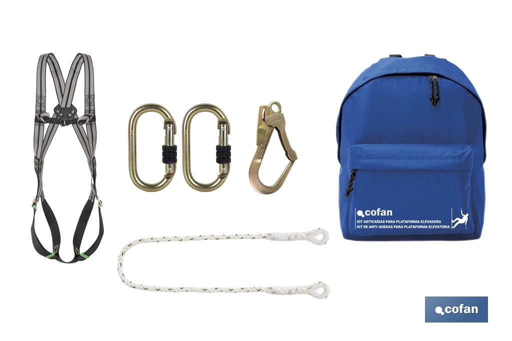 KIT ANTICAÍDAS PARA PLATAFORMA ELEVADORA (PACK: 1 UDS) KIT ANTICAÍDAS PARA PLATAFORMA ELEVADORA (PACK: 1 UDS)