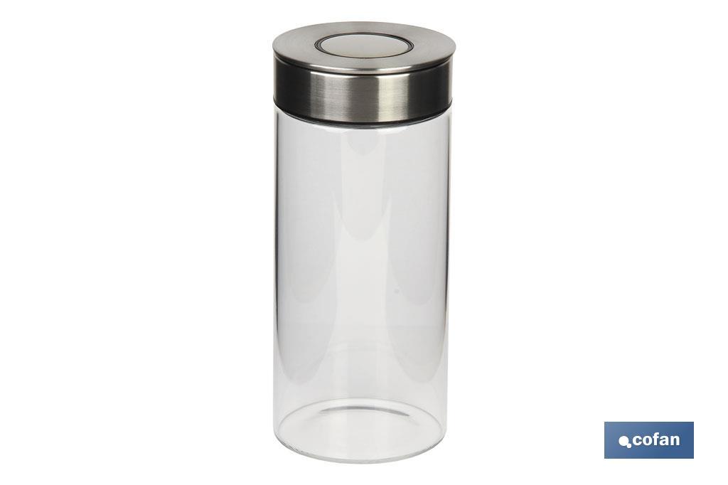 FRASCO BOROSILICATO+ACERO MODELO CICER 1100ML (PACK: 1 UDS)