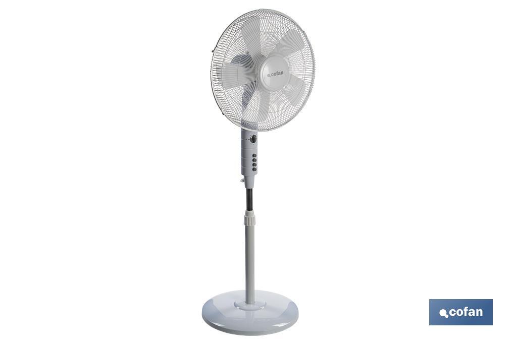 VENTILADOR 5 PALAS TEMPORIZADOR 55W BLANCO (PACK: 1 UDS) VENTILADOR 5 PALAS TEMPORIZADOR 55W BLANCO (PACK: 1 UDS)