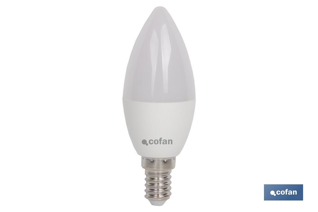 BOMBILLA LED 6W VELA E14 220º 470LM 6500K (PACK: 1 UDS) BOMBILLA LED 6W VELA E14 220º 470LM 6500K (PACK: 1 UDS)