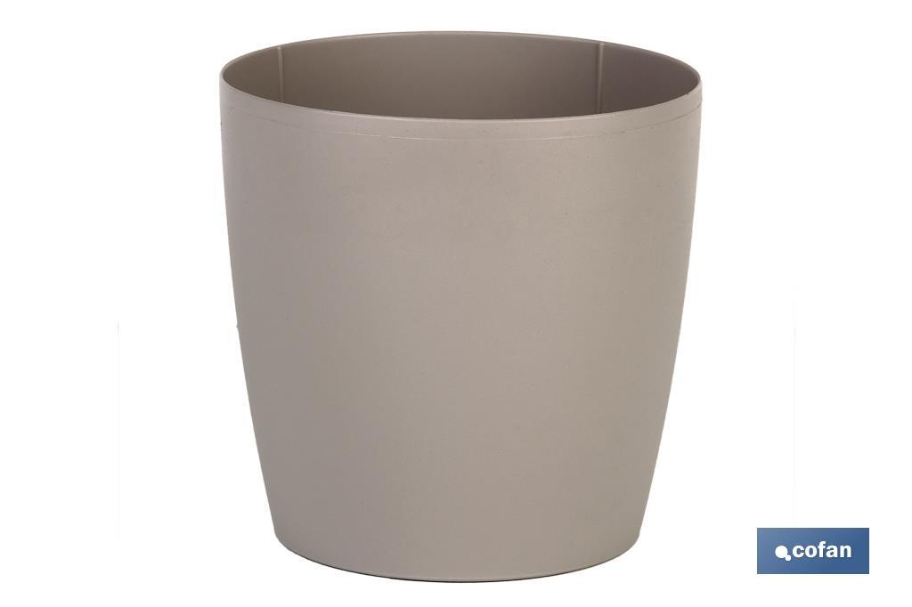 MACETA CAMELIA COLOR CREMA 18X17.8cm venta unitaria (PACK: 1 UDS) MACETA CAMELIA COLOR CREMA 18X17.8cm venta unitaria (PACK: 1 UDS)