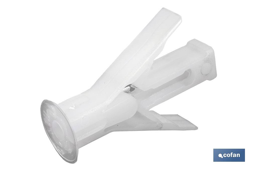 TACO PLADUR CON ALAS 8 x 42mm (PACK: 50 UDS) TACO PLADUR CON ALAS 8 x 42mm (PACK: 50 UDS)