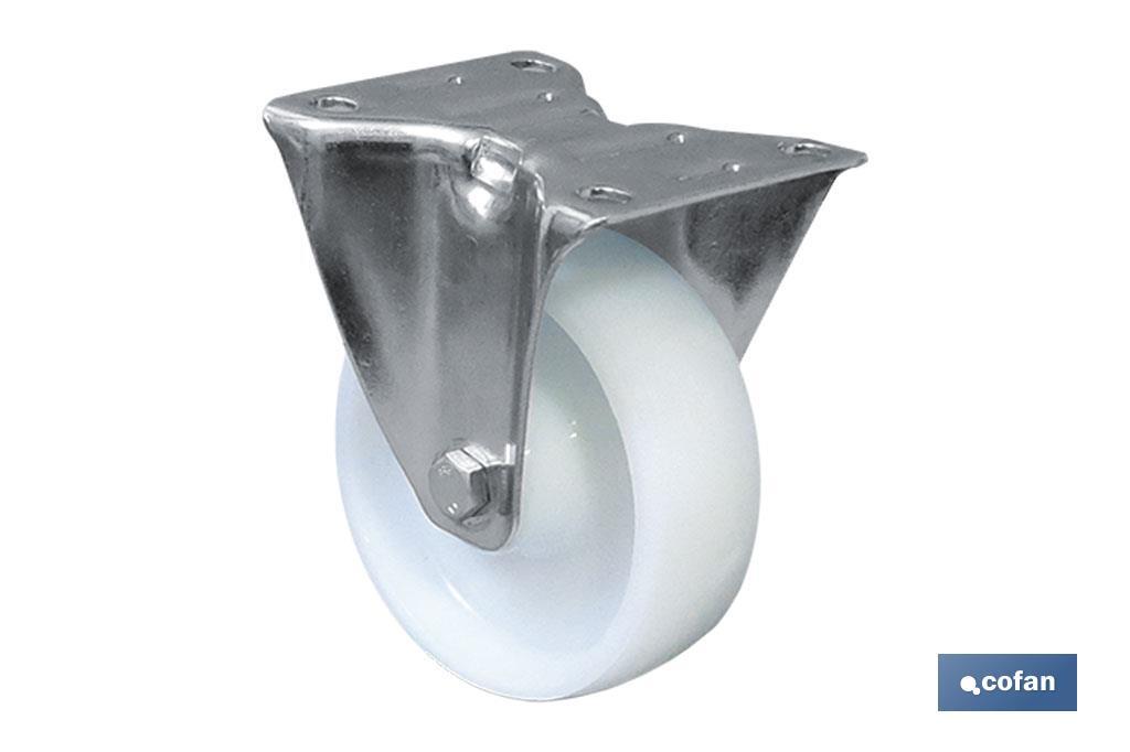 RUEDA NYLON FIJA Ø100X30MM (PACK: 1 UDS) RUEDA NYLON FIJA Ø100X30MM (PACK: 1 UDS)