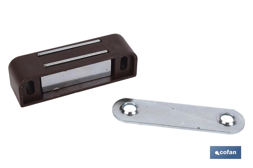 2 CIERRES MAGNETICO MARRON (PACK: 12 UDS) 2 CIERRES MAGNETICO MARRON (PACK: 12 UDS)