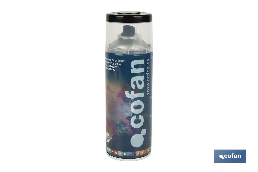 PINTURA ACRIL. 400ML 9005-NEGRO BRILLO (PACK: 1 UDS)