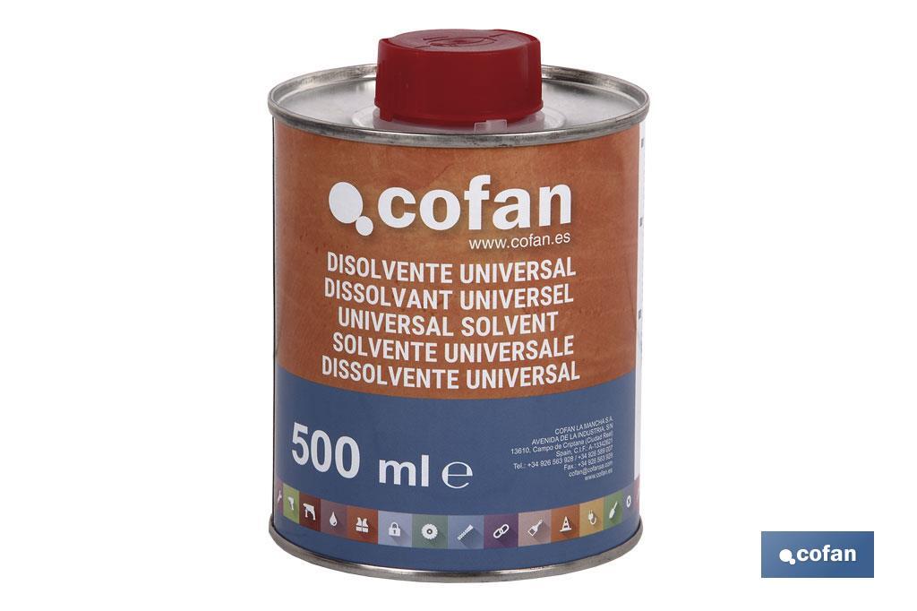 DISOLVENTE UNIVERSAL COFAN (500ML)