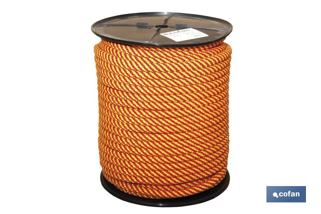 CARRETE CUERDA TR. HELICOIDAL 8MM 200 MTS ROJO/AMR (PACK: 1 UDS) CARRETE CUERDA TR. HELICOIDAL 8MM 200 MTS ROJO/AMR (PACK: 1 UDS)