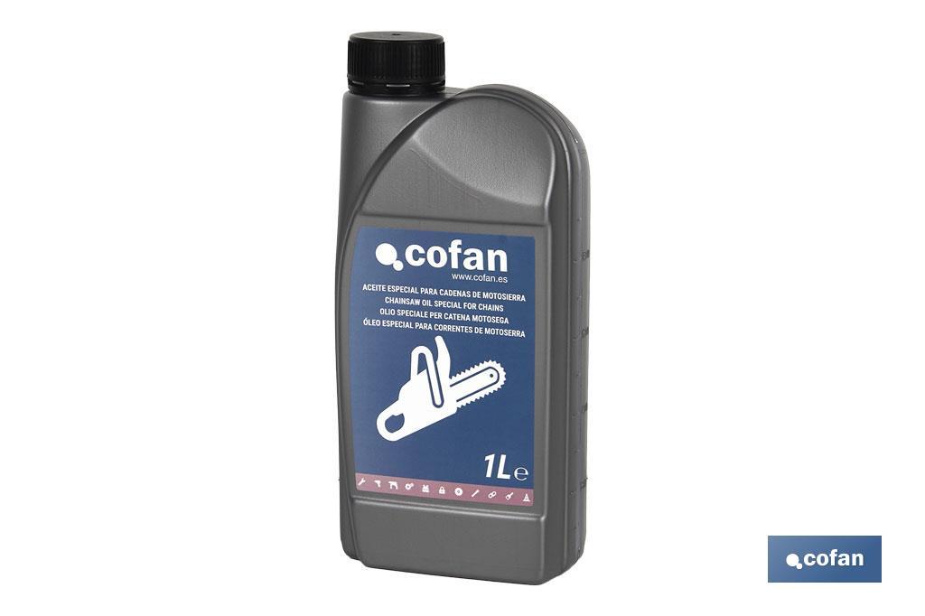 ACEITE ESPECIAL CADENAS MOTOSIERRA 1L (PACK: 1 UDS) ACEITE ESPECIAL CADENAS MOTOSIERRA 1L (PACK: 1 UDS)
