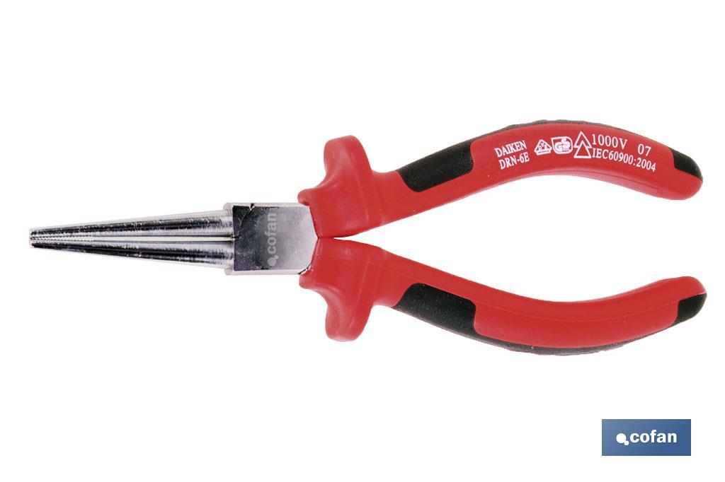 ALICATE BOCA REDONDA 1000V 6 (160MM) (PACK: 1 UDS) ALICATE BOCA REDONDA 1000V 6 (160MM) (PACK: 1 UDS)