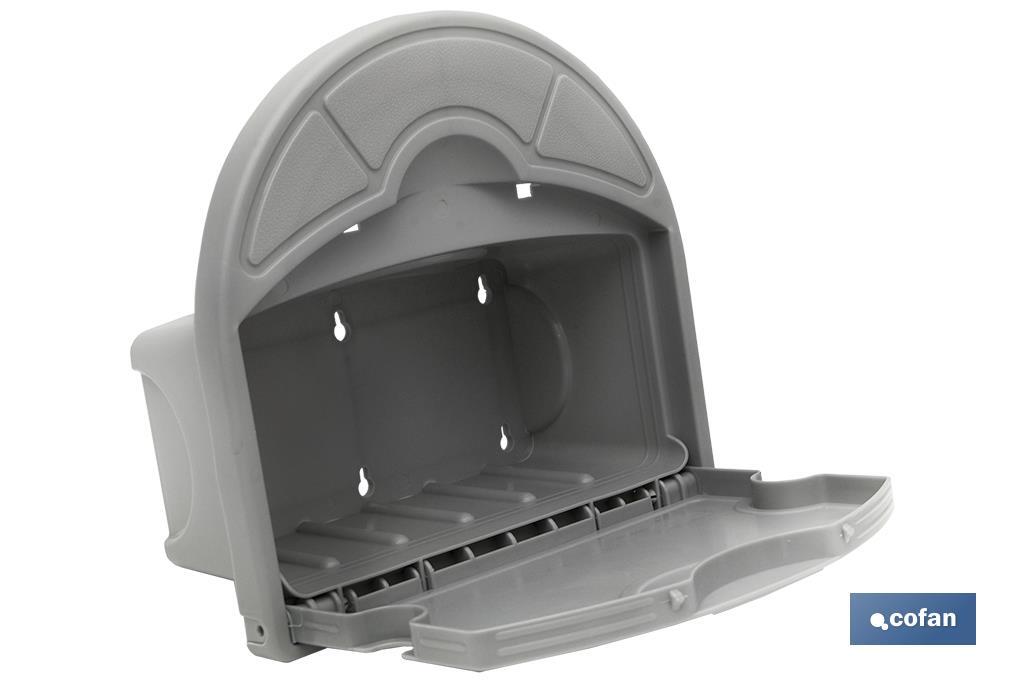 SOPORTE PARED PARA MANGUERA CON CAJÓN (PACK: 1 UDS) SOPORTE PARED PARA MANGUERA CON CAJÓN (PACK: 1 UDS)