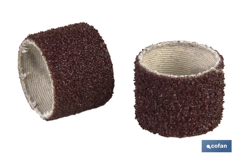 MANGUITO ABRASIVO DE LIJA 45X30 G-36 (PACK: 100 UDS)