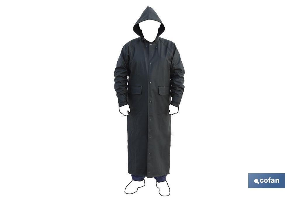 ABRIGO LARGO DE LLUVIA VERDE PU/PVC TALLA XXXL (PACK: 1 UDS) ABRIGO LARGO DE LLUVIA VERDE PU/PVC TALLA XXXL (PACK: 1 UDS)