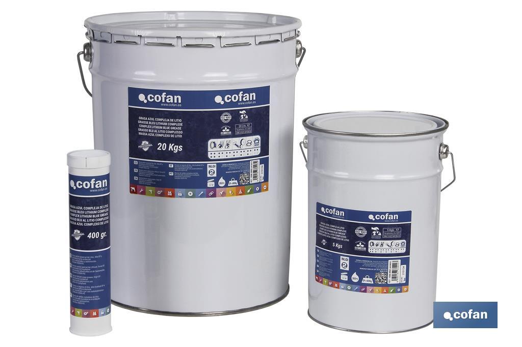 CARTUCHO GRASA AZUL COMPLEJA LITIO 400 GRS (PACK: 1 UDS) CARTUCHO GRASA AZUL COMPLEJA LITIO 400 GRS (PACK: 1 UDS)