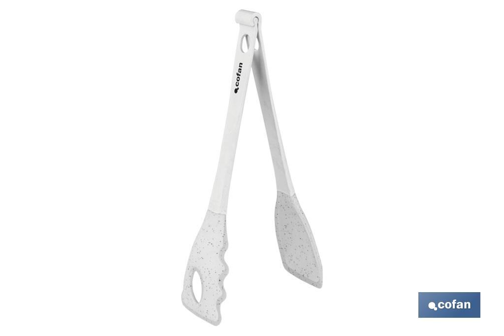 PINZAS DE NYLON Y SILICONA BLANCA MODELO BACH 28 CM (PACK: 1 UDS) PINZAS DE NYLON Y SILICONA BLANCA MODELO BACH 28 CM (PACK: 1 UDS)