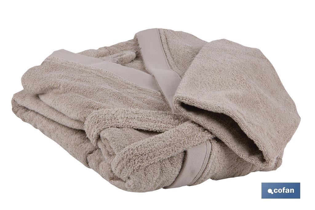 ALBORNOZ BEIGE GR.500/M2 MODELO ABISINIA TALLA XL (PACK: 1 UDS) ALBORNOZ BEIGE GR.500/M2 MODELO ABISINIA TALLA XL (PACK: 1 UDS)