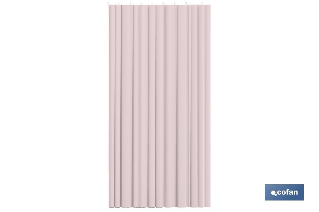 CORTINA DE BAÑO ROSA LISBOA POLIESTER 140X200 (PACK: 1 UDS) CORTINA DE BAÑO ROSA LISBOA POLIESTER 140X200 (PACK: 1 UDS)