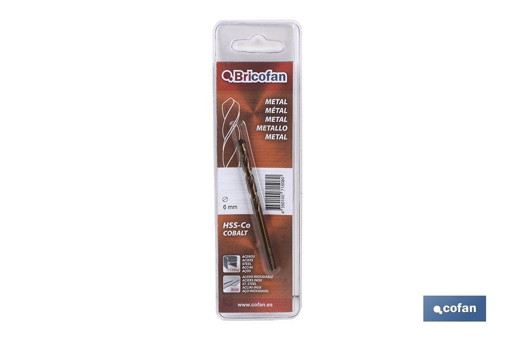 BL 1 UDS BROCA HSSCO DIN338 BRICOFAN 5,5 mm (PACK: 1 UDS) BL 1 UDS BROCA HSSCO DIN338 BRICOFAN 5,5 mm (PACK: 1 UDS)