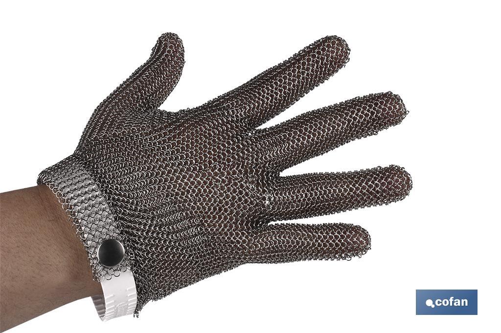 GUANTE ANTICORTE ACERO INOX CARNICERO T-L (PACK: 1 UDS) GUANTE ANTICORTE ACERO INOX CARNICERO T-L (PACK: 1 UDS)