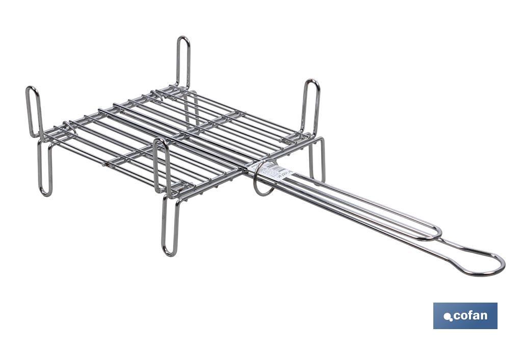 PARRILLA DOBLE INOX 400 X 400MM (PACK: 1 UDS) PARRILLA DOBLE INOX 400 X 400MM (PACK: 1 UDS)