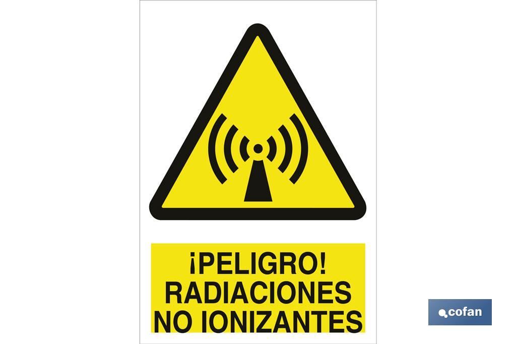 ¡Peligro! radiaciones no ionizantes