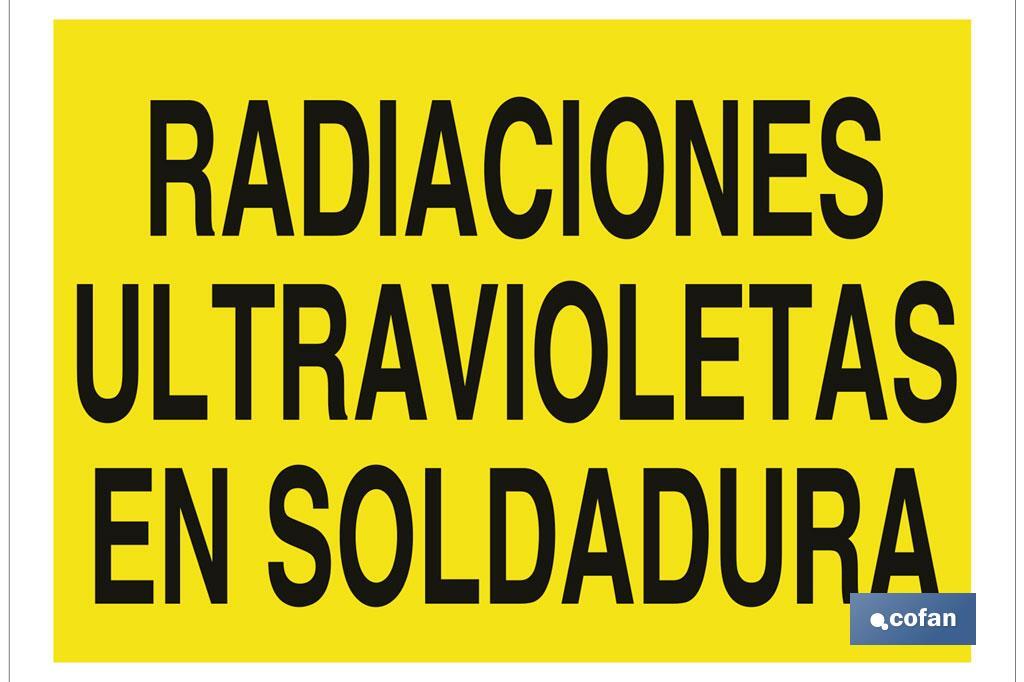 Radiaciones ultravioletas en soldadura